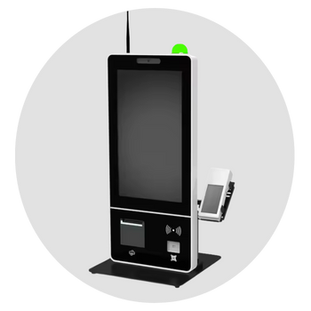 Borne de commande comptoir fast food – Borne 24"